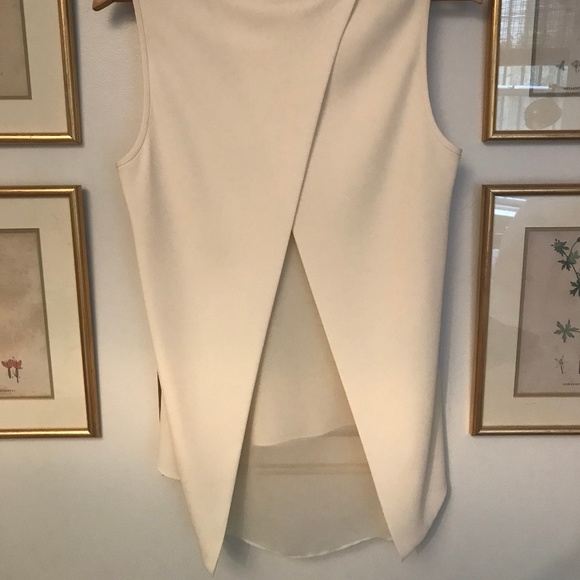Rag and bone cross back silk top - Picture 1 of 4